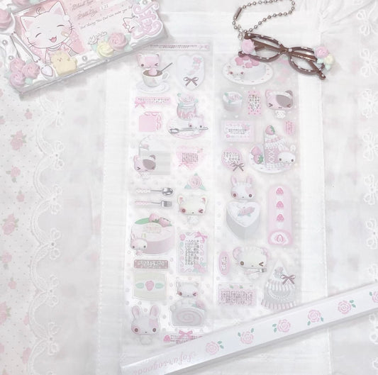 {DearDoris} ancient cake rose kiss cut tape