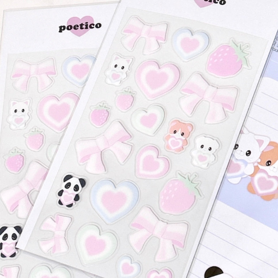 {poetico} ribbon strawberry deco