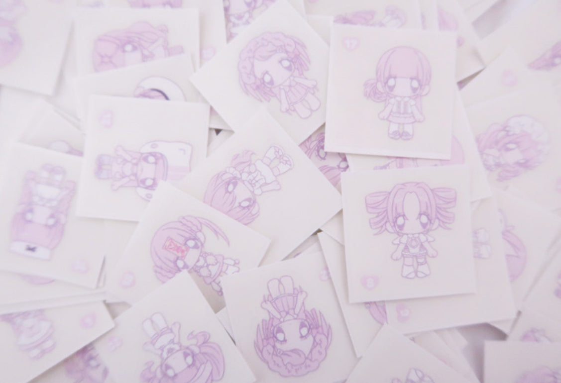{pumpum} mini sticker random pack