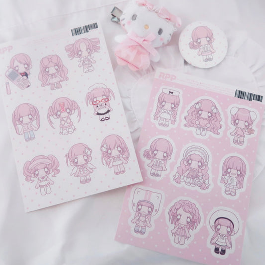 {pumpum} lonely girl minimi white/pink