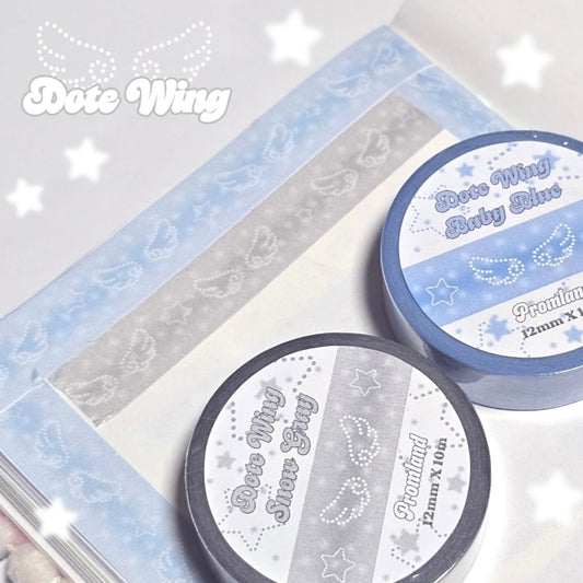 {hipromland} dote wing star washi tape
