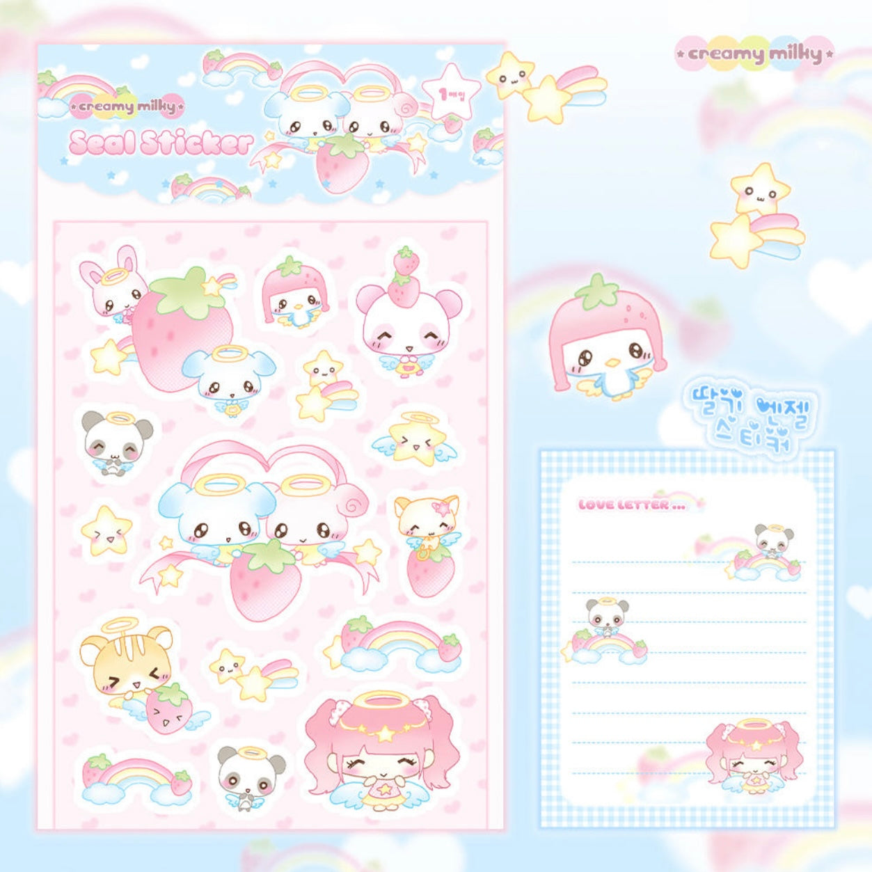 {creamy milky} strawberry angels