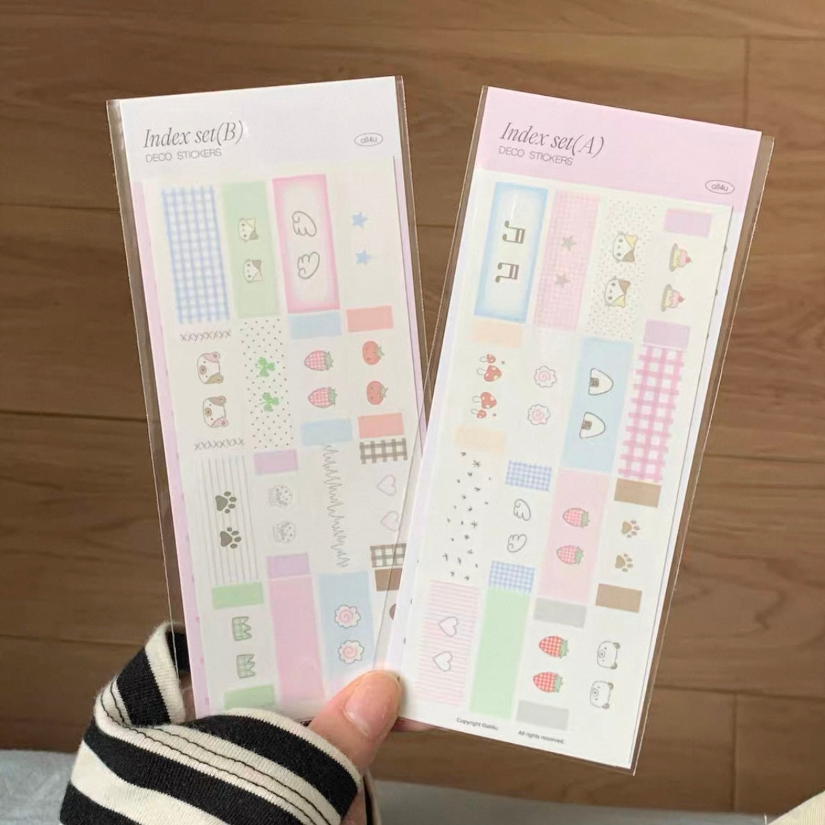 {all4u} diary mini deco sets : index