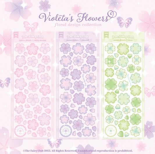 {thefairyclub} violeta’s flowers