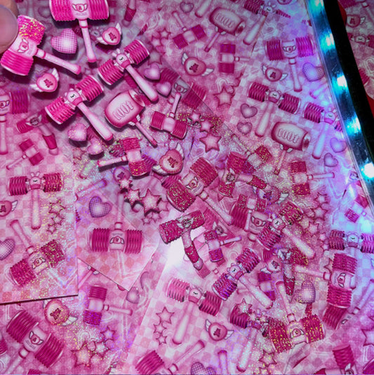 {baksal lighter} pink hammer