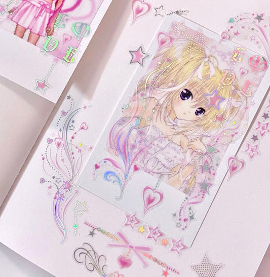 {pearly button} lovely floral