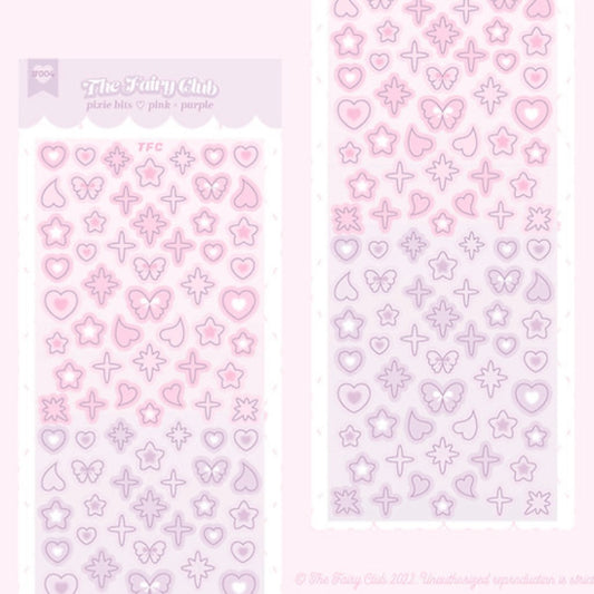 {thefairyclub} pink/purple pixie bits