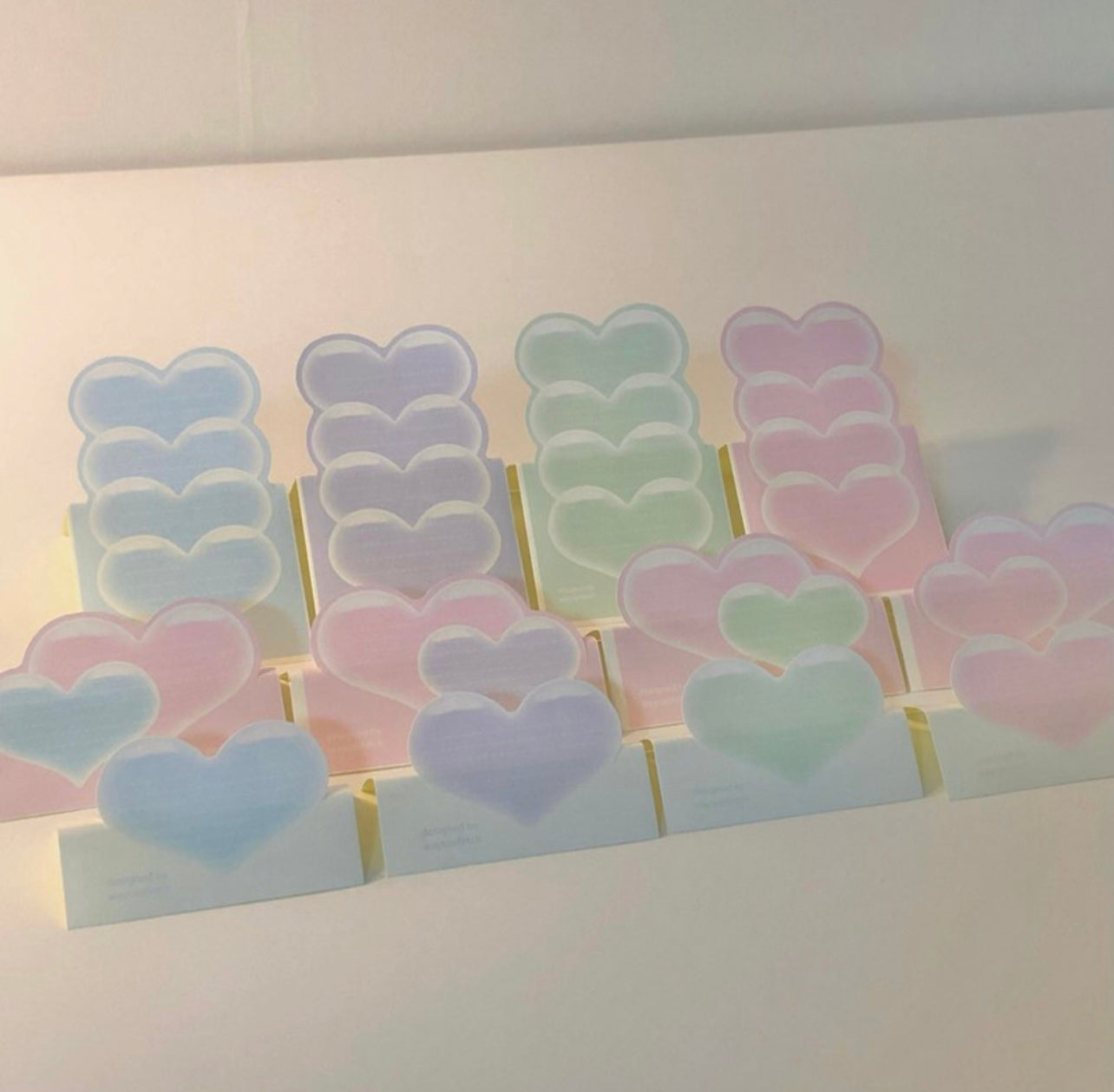 {waytoofetch} 12pc heart memo pack