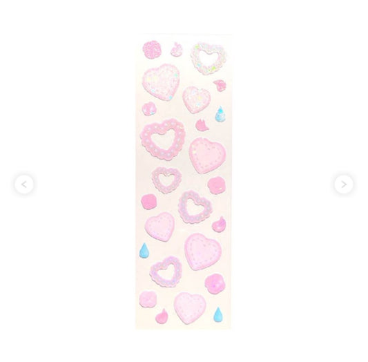 {coral tree} heart lace