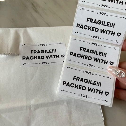 {HRTSEEKER} fragile packed with 🤍