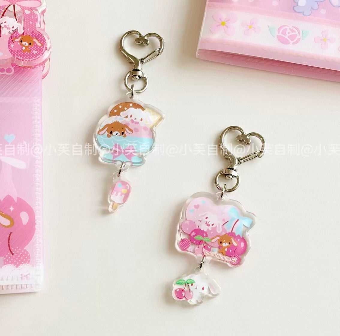 {byfufu} sugarbunnies dessert acrylic keychain
