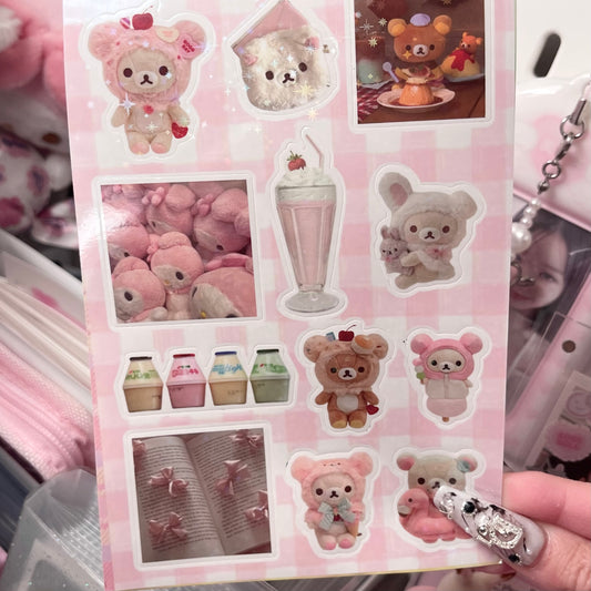 {HRTSTICKER} korilakkuma sundae