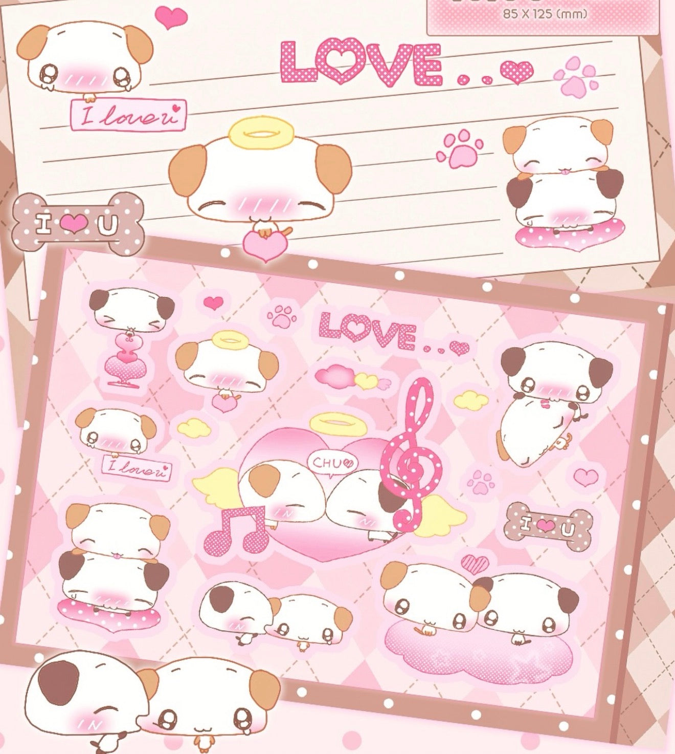 {creamy milky} cute puppy