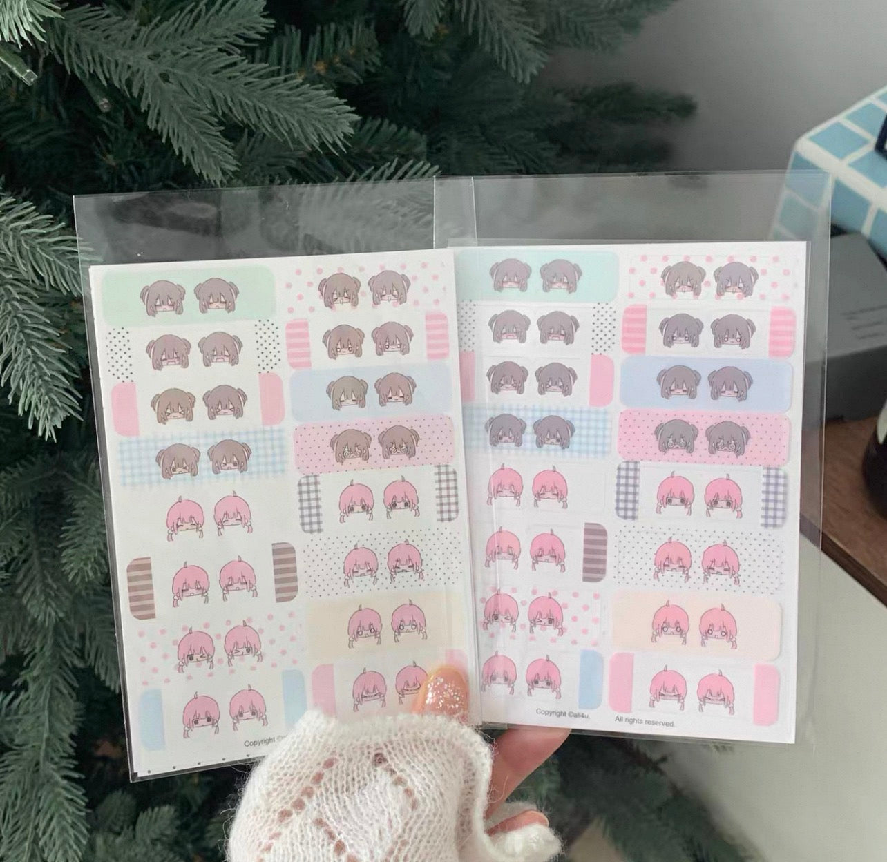 {all4u} mood diary index sticker