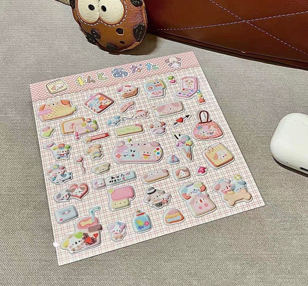 {potatobb} game time puffy sticker