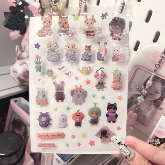 {HRTSTICKER} big sylvanian families