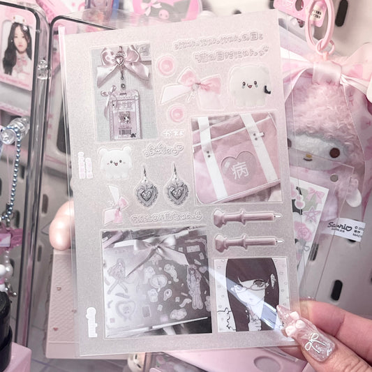 {c-艺术家} soft pink school life