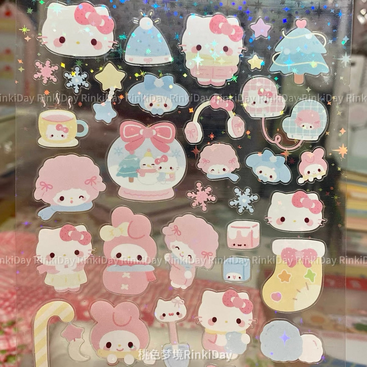 {rinki day} glitter sanrio winter