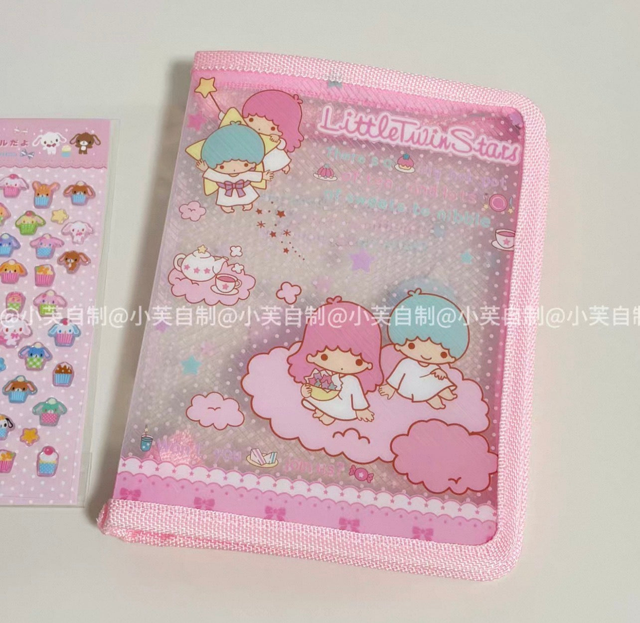 {byfufu} little twin stars zipper file