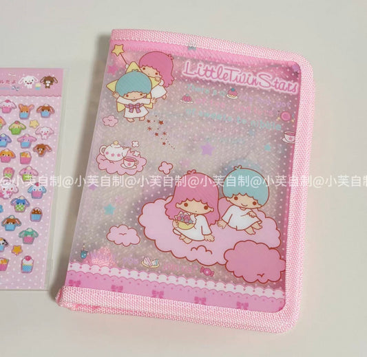 {byfufu} little twin stars zipper file