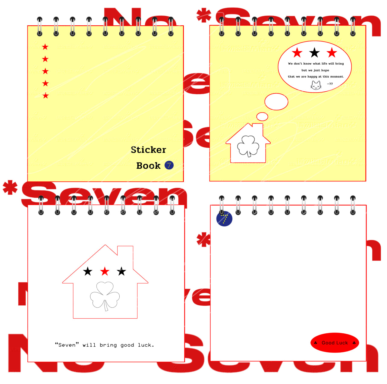 {c-贴纸书} 77.com sosolove 7 sticker books