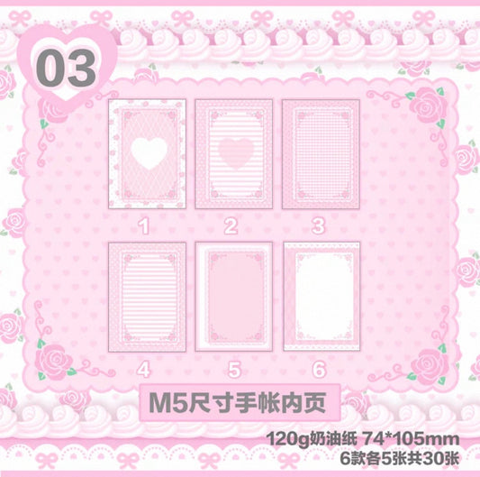 {yummylist} rosy m5 refill set 03