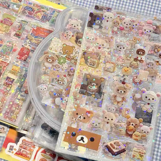 {HRTSEEKER} rilakkuma holo stickers