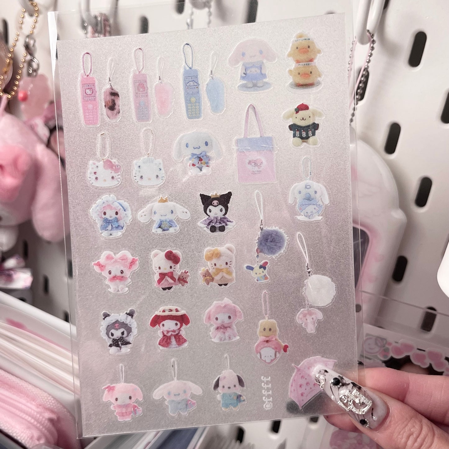 {c-艺术家} glitter sanrio bag accessories