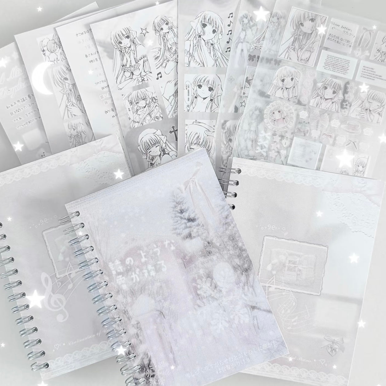 {c-艺术家} 40 page light coquette issue. 1/2 sticker book
