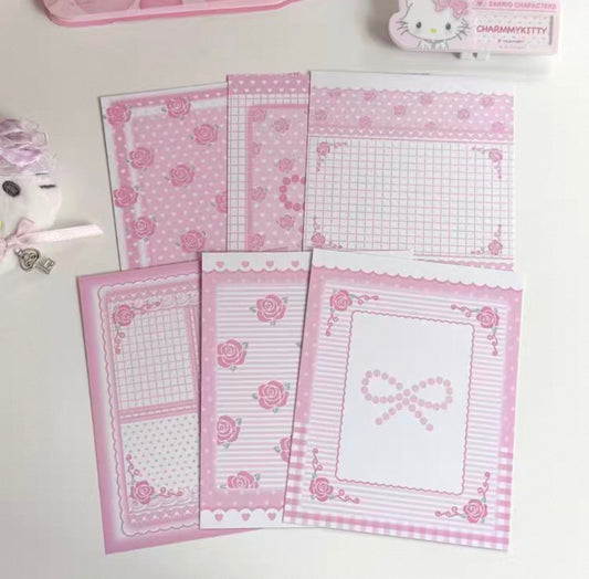 {yummylist} rosy card set