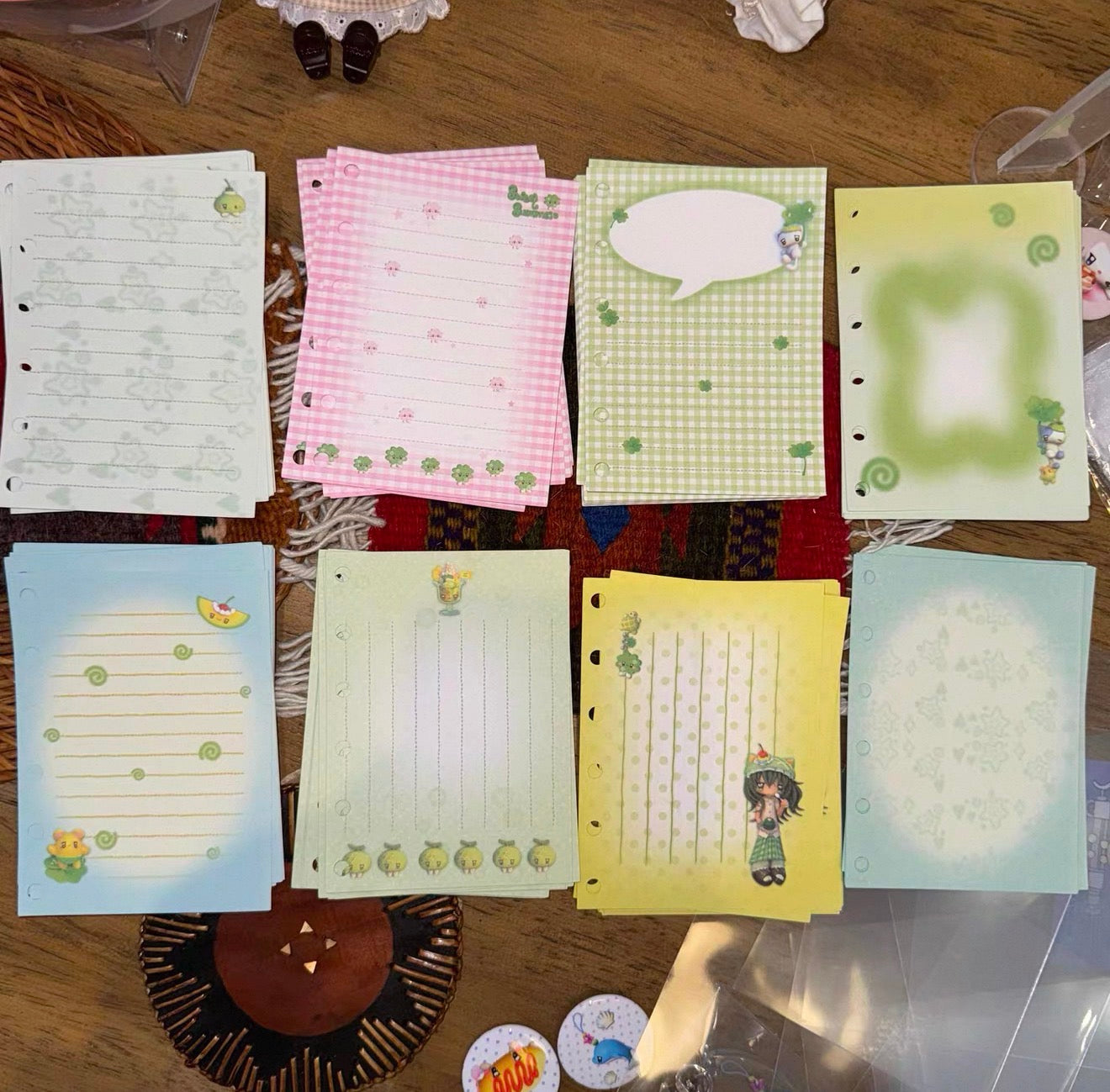 {YAO} 80p a7 lucky melon note paper