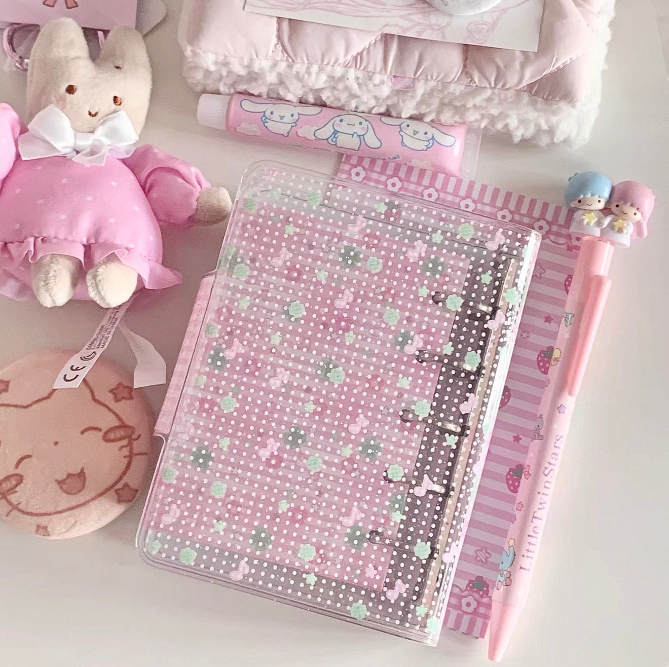 {yummylist} m5 glitter lucky clover binder