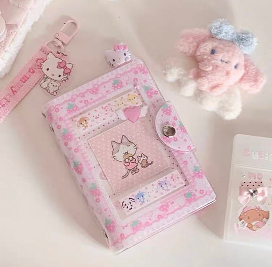 {yummylist} a7 glitter strawberry binder