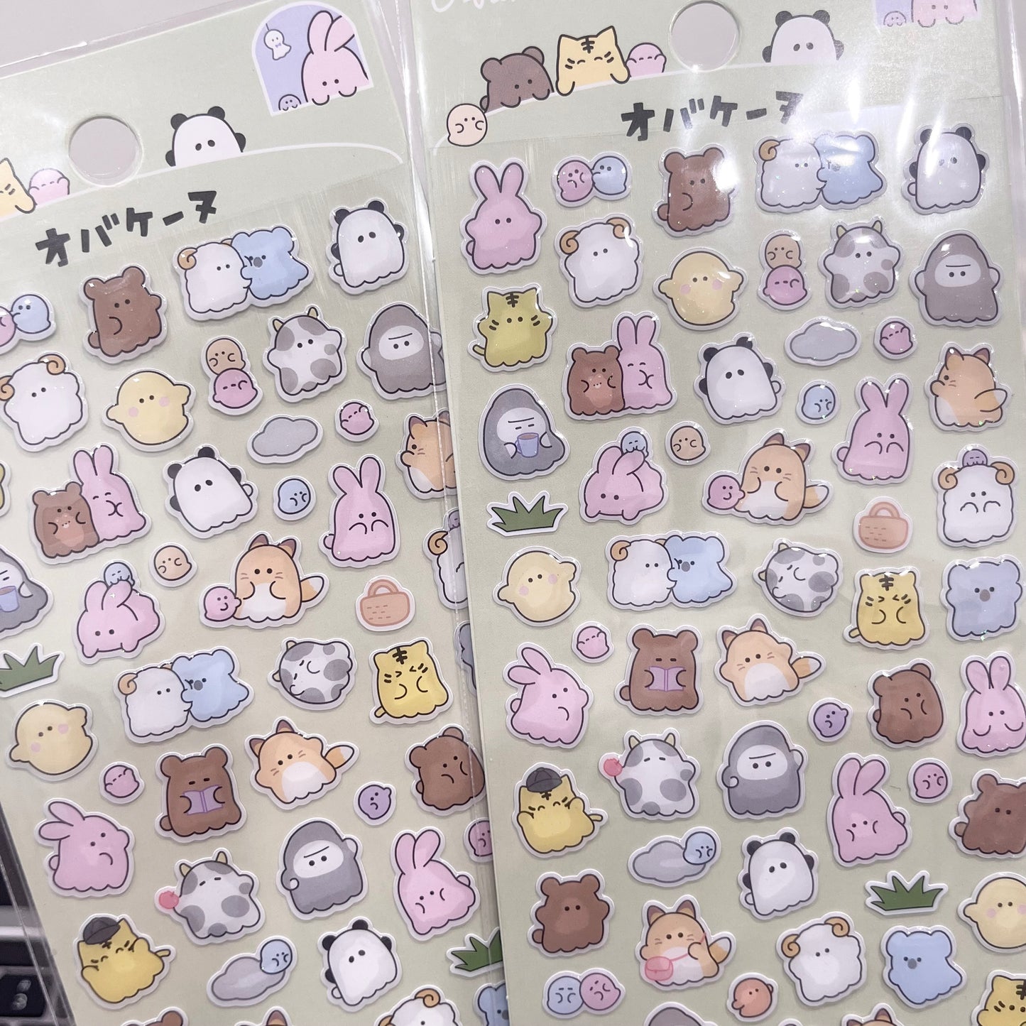 {crux} obakenu crystal sticker