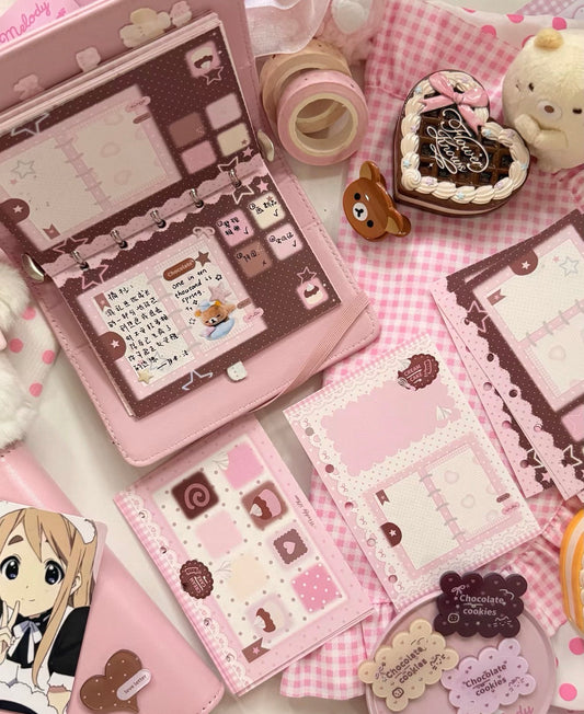 {eating cookies} m5/a7 cream cake binder refill set