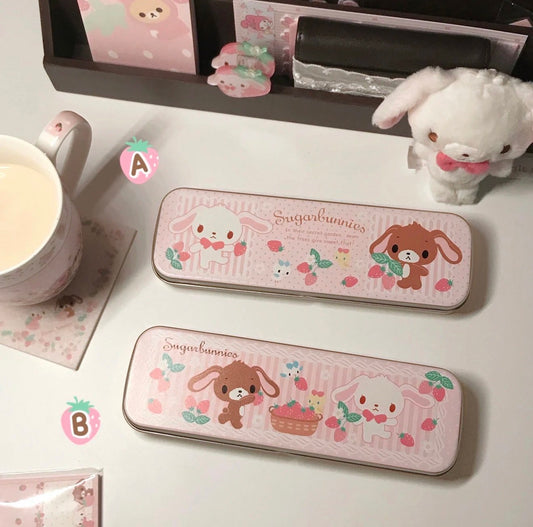 {homemade chestnut} sugarbunnies tin case