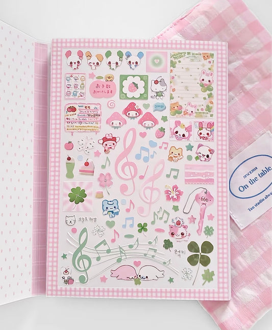 {c-贴纸书} 32p happiness echo sticker book