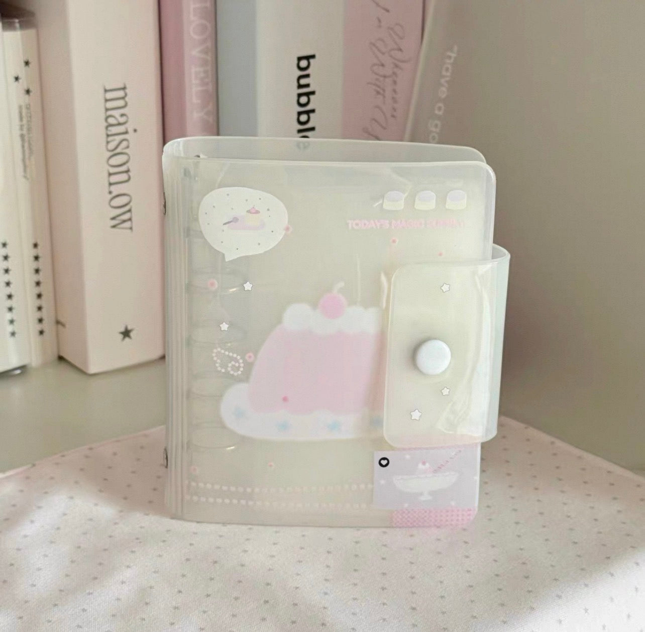 {ribbon shop} little pudding m5 pvc binder