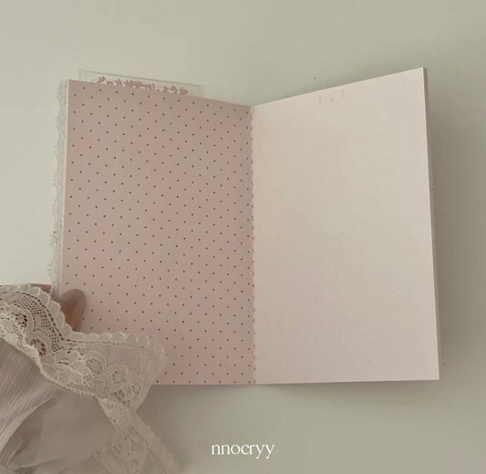 {nnocryy} silver rose notebook diary