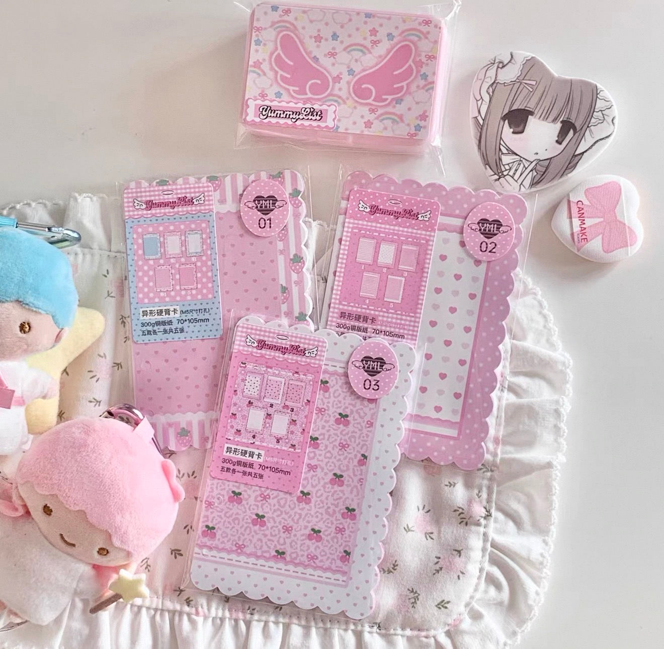 {yummylist} m5 3 types shaped refill set