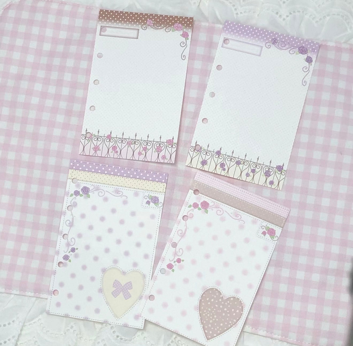 {DearDoris} m5/a7 lace afternoon tea binder refill set