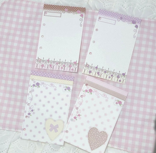 {DearDoris} m5/a7 lace afternoon tea binder refill set