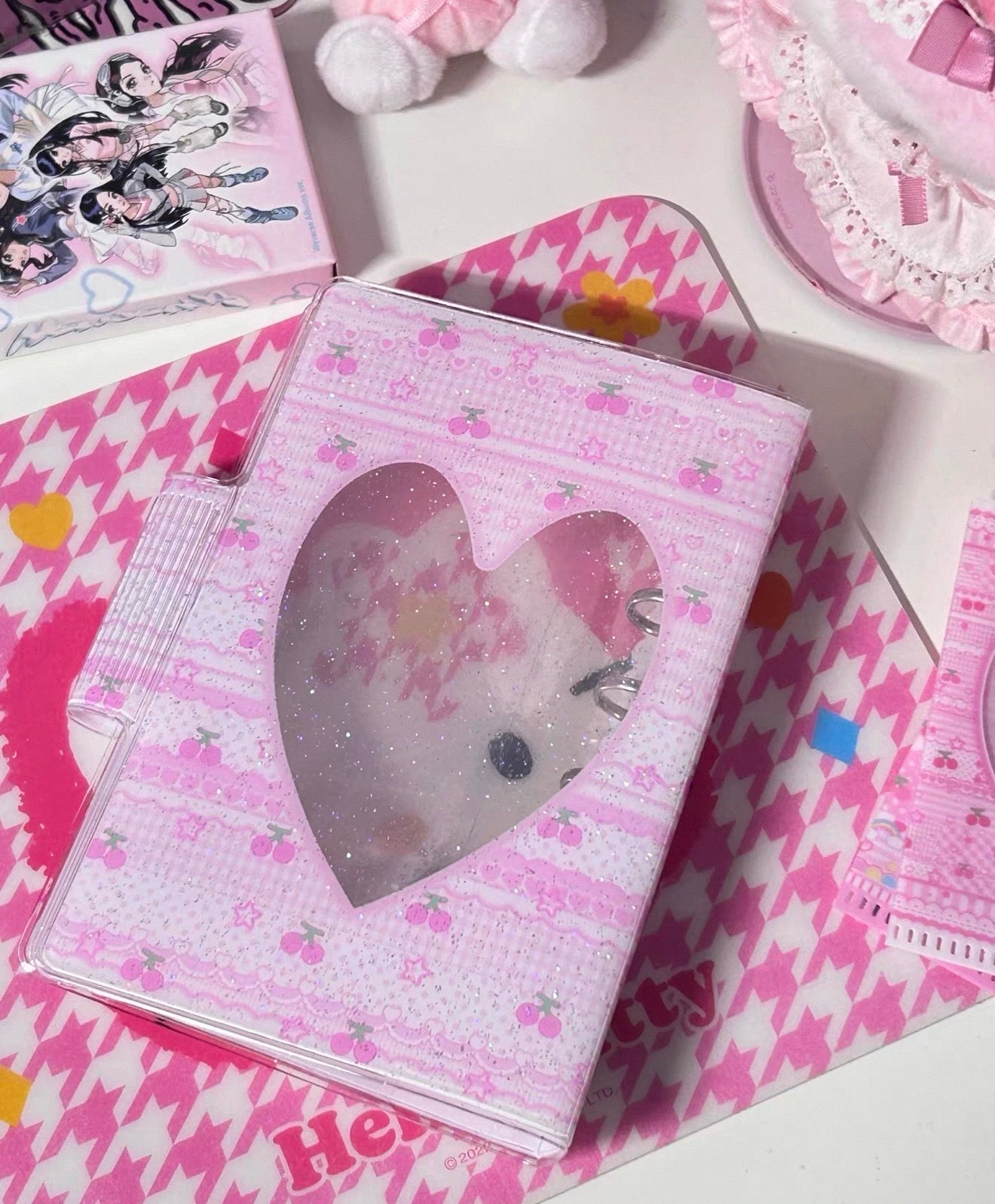 {yummylist} a7 glittery cherries binder