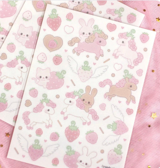 {angora lora} strawberry pony