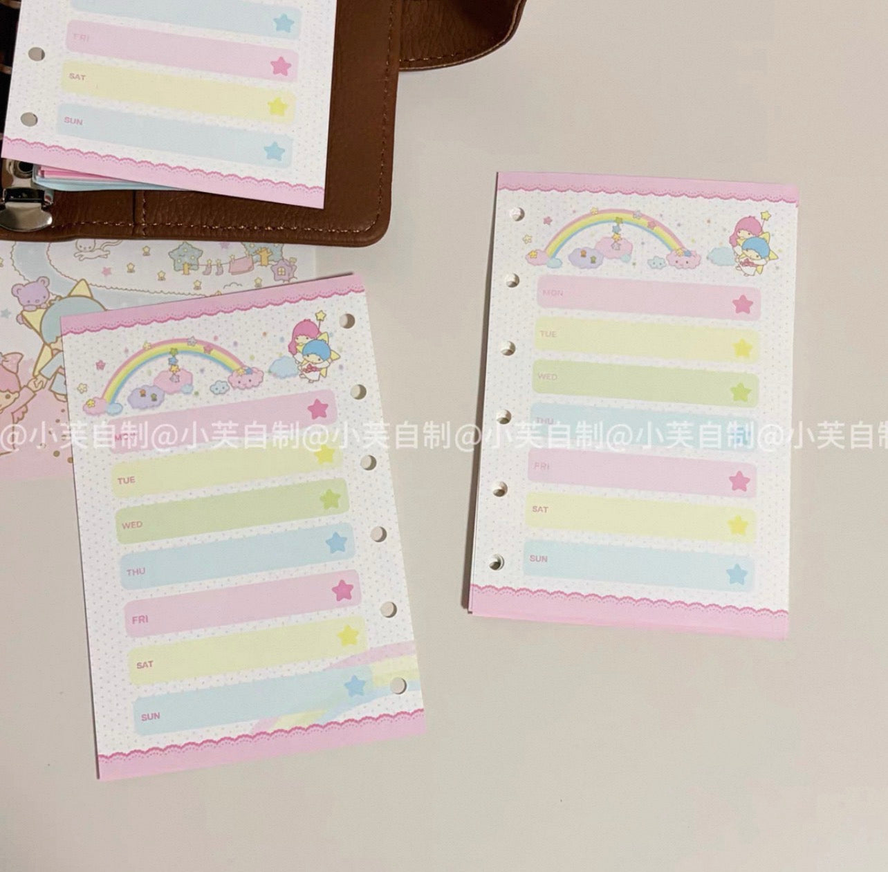 {byfufu} little twin stars rainbow a7/m5 refill