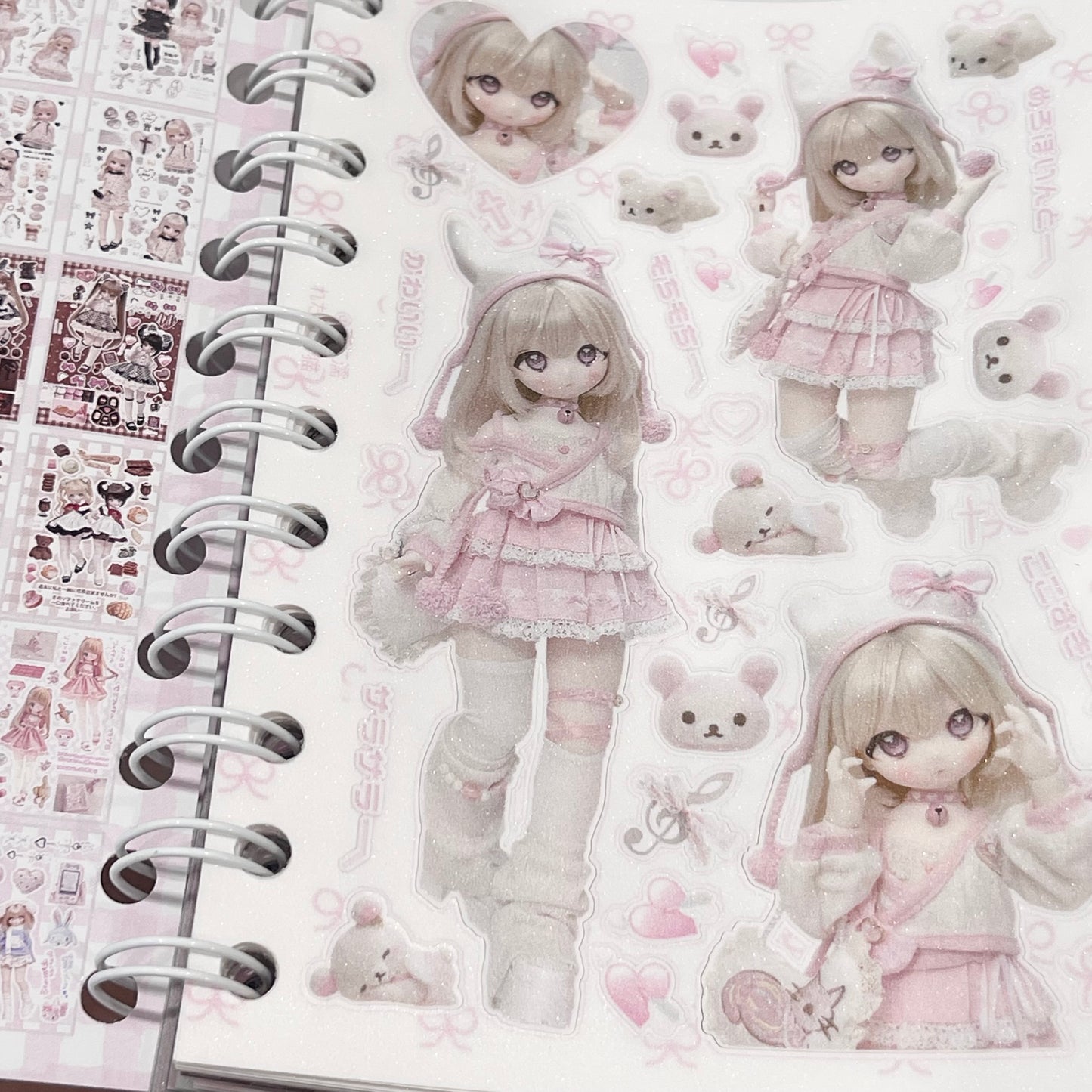 {c-艺术家} 49 page BJD glitter sticker book