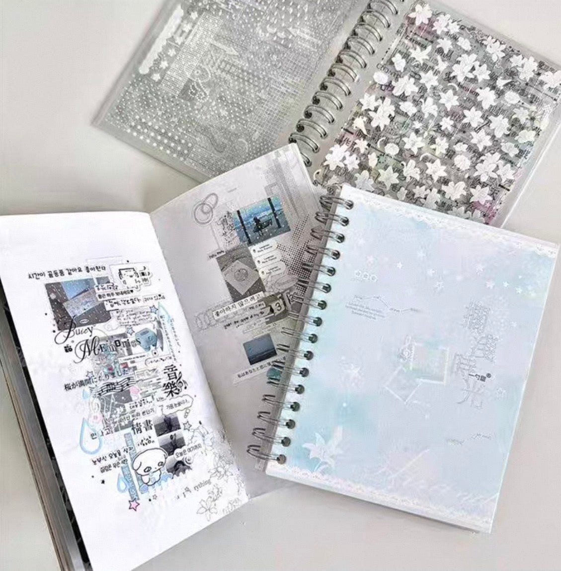 {c-贴纸书} 32p clear deco sticker book