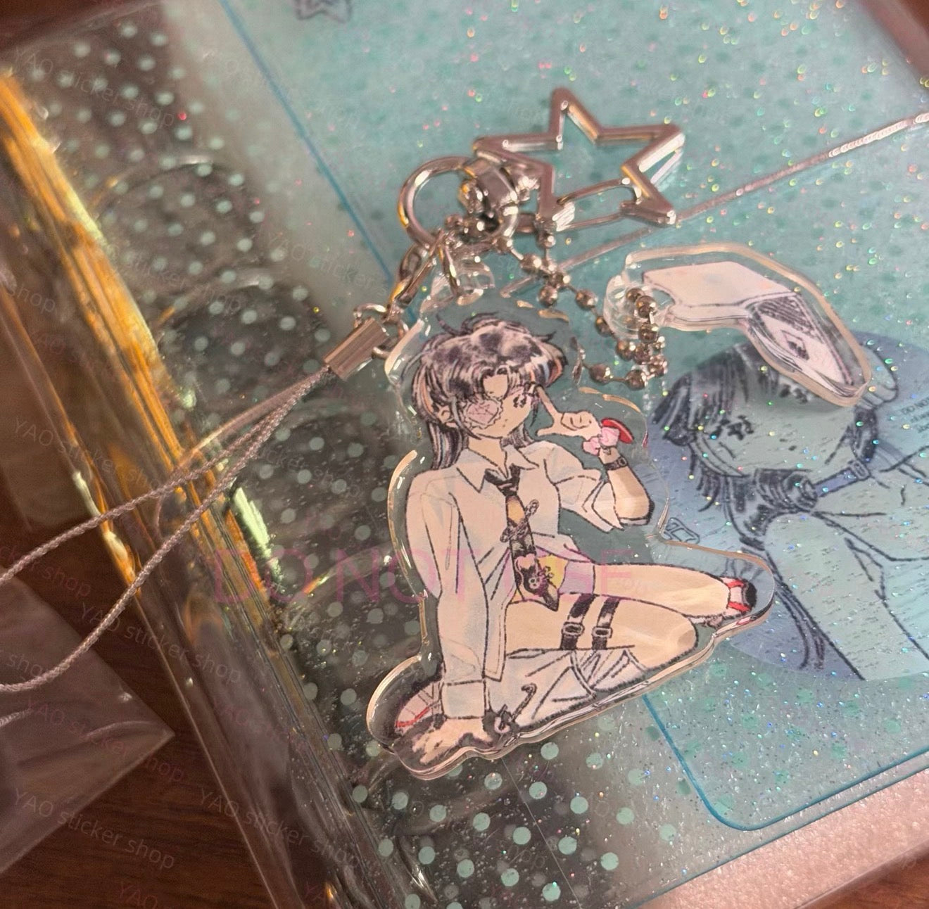 {YAO} y2k electronic life keychains