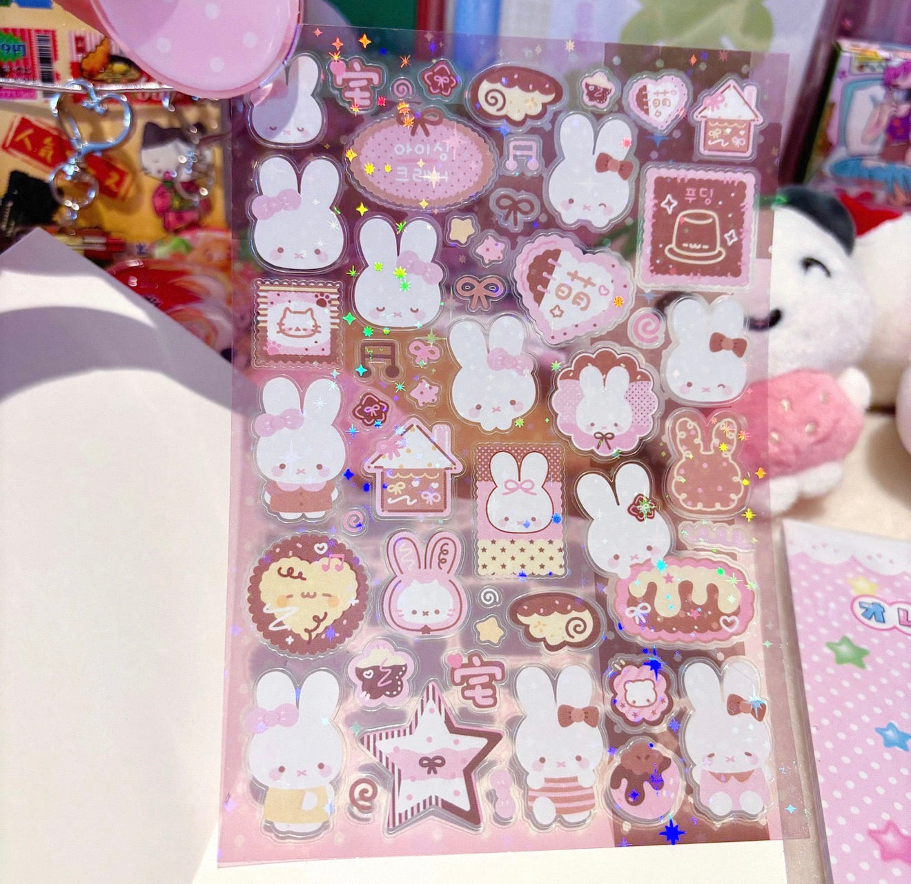 {rinki day} glitter chocolate biscuit bunny