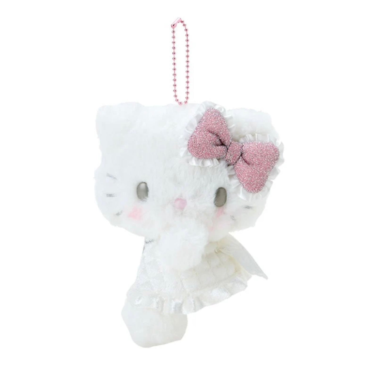 {JAPAN} hello kitty angel & little devil mascot keychain (angel)